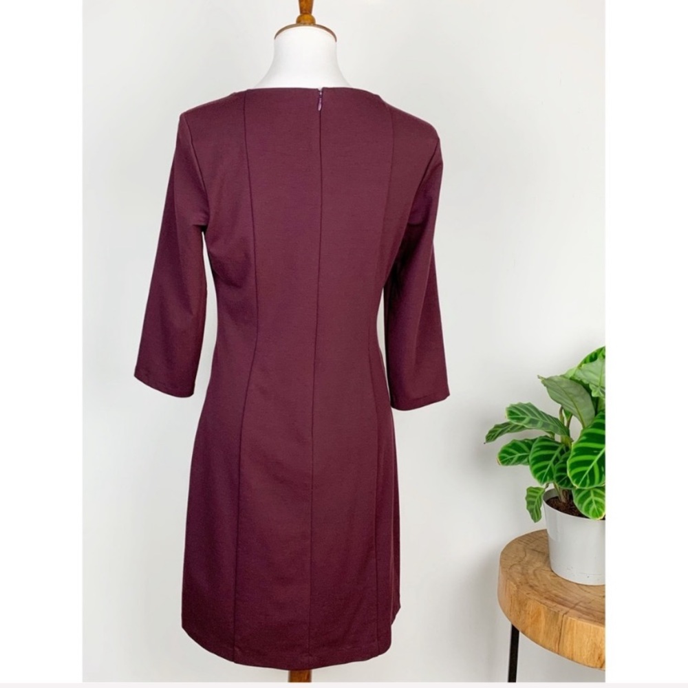 Zac & Rachel | 3/4 Sleeve Sheath Dress - Picture 3 of 8